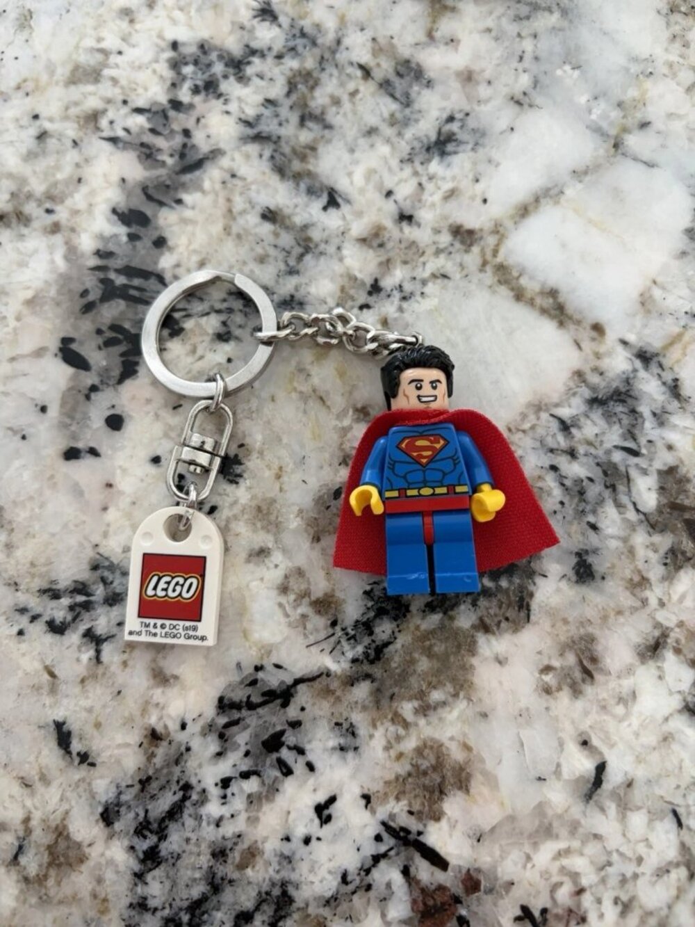 LEGO DC Superman Keychain 853952 New With Tag